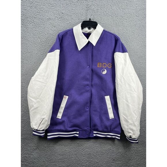 Urban Outfitters Varsity Bomber Jacket Size Large Oversized New - Picture 2 of 12